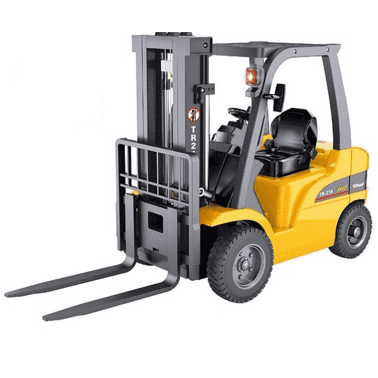 Trak forklift empat roda elektrik